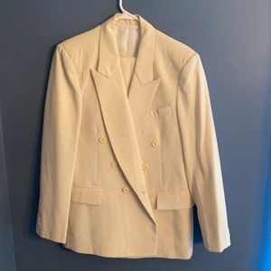 White Double Breasted Suit - Zorim